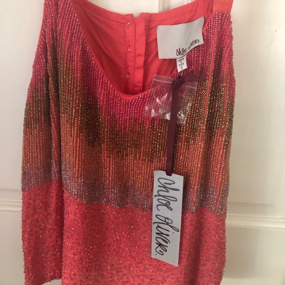 CHLOE OLIVER Beaded Tank